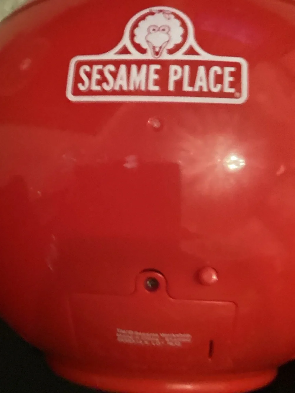 Elmo-Inspired Lighted Red Trick-or-Treat Bucket